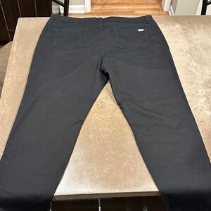 Jennifer Lopez Black Denim Pants